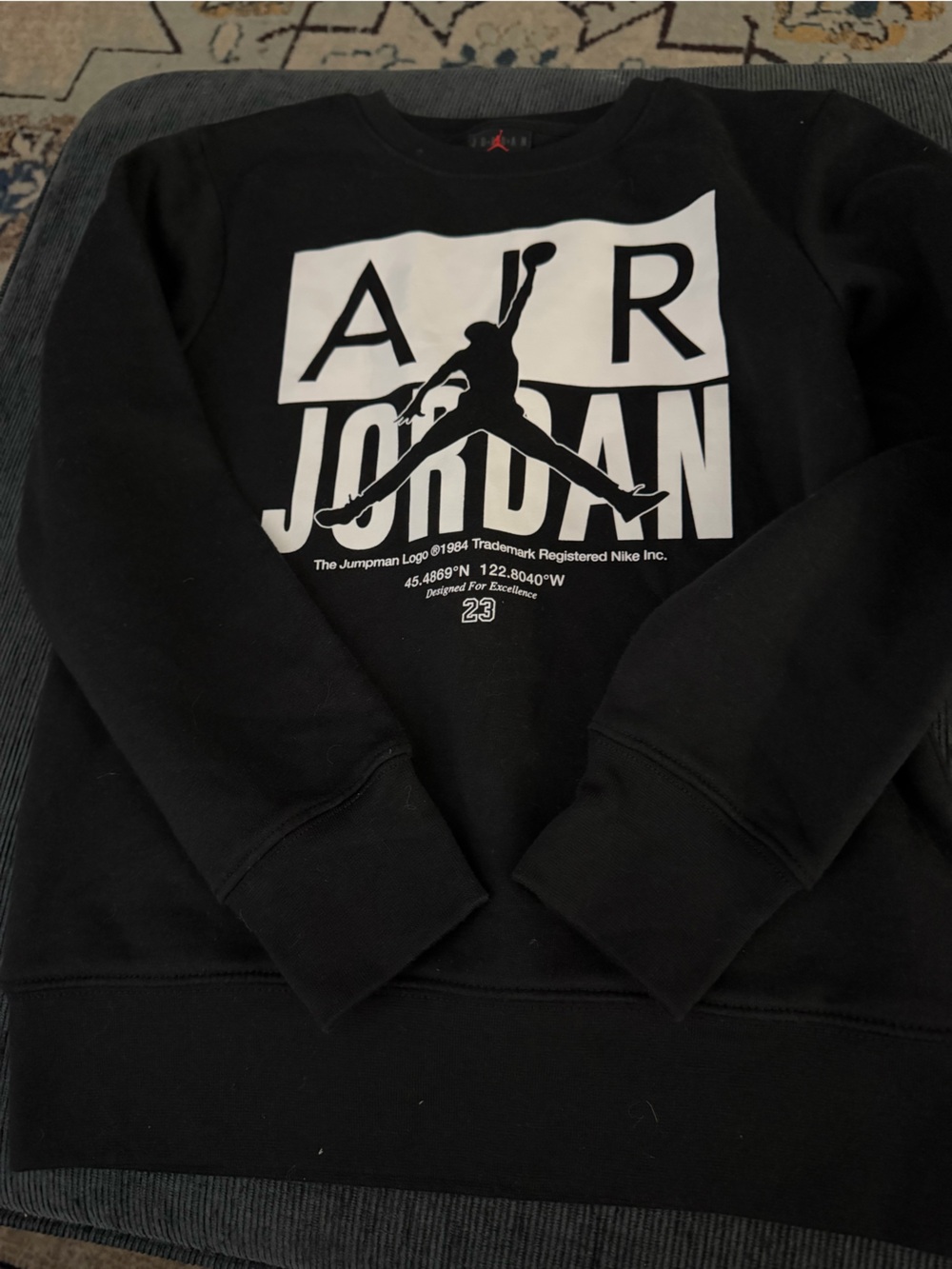 Kids Jordan Black Sweatshirt
